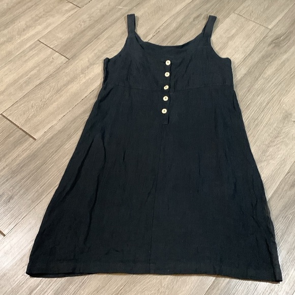 Fresh Produce Mandela Print Gray/Olive Sleeveless Dress size L - Picture 8 of 11